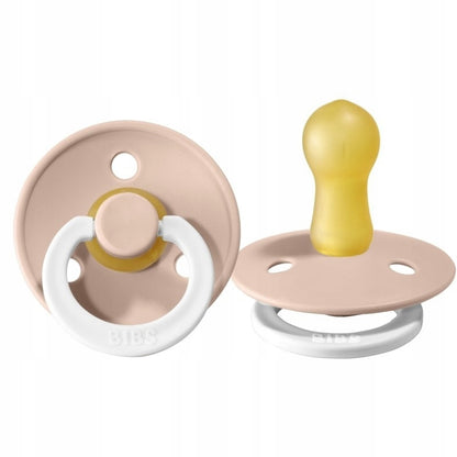 BIBS COLOUR GLOW Schnuller 2er-Pack Naturkautschuk 18-36 Monate LEUCHTEND