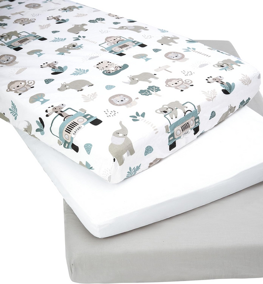 MEDIPARTNERS чаршаф за креватче 60cmx120cm x3