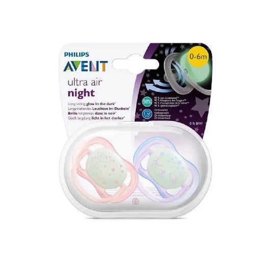 PHILIPS AVENT Ultra Air Night smoczki x 2 6-18msc
