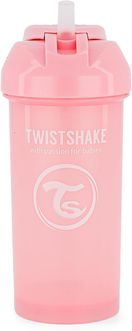 TWISTSHAKE Straw Cup kubek niekapek ze słomką 360 ml 6 m+