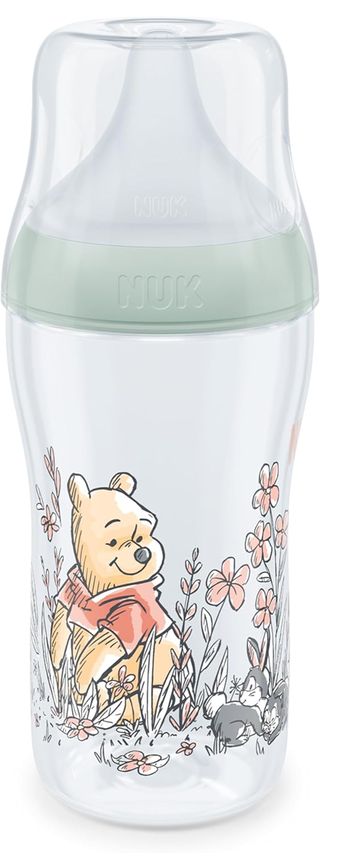 NUK Perfect Match butelka 260 ml 3 m+ smoczek M KUBUŚ PUCHATEK, butelka dla niemowląt z Kubusiem