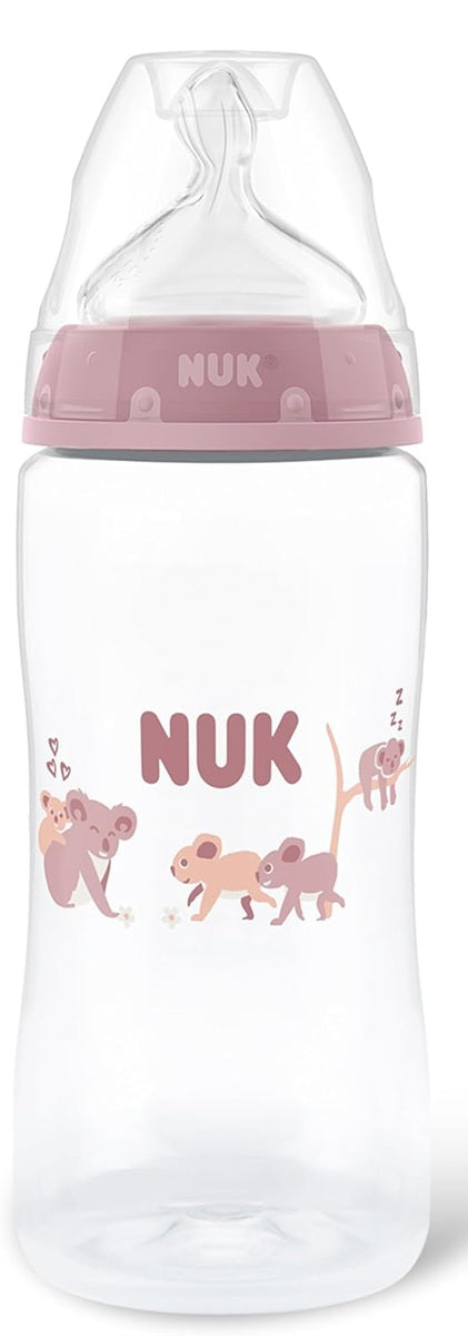 NUK First Choice+ fľaša 300 ml cumlík M stredný prietok ukazovateľ teploty