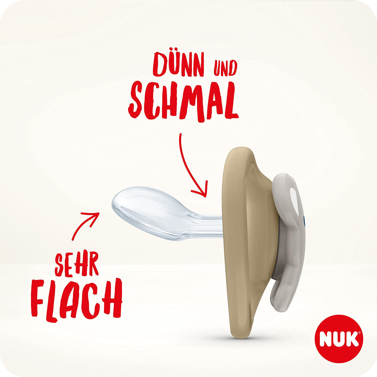 NUK Space Day&Night succhietto calmante in silicone x4 18-36 mesi
