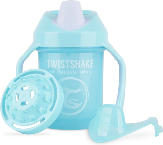 TWISTSHAKE Mini vaso antiderrames con boquilla y batidor 230 ml 4 m+