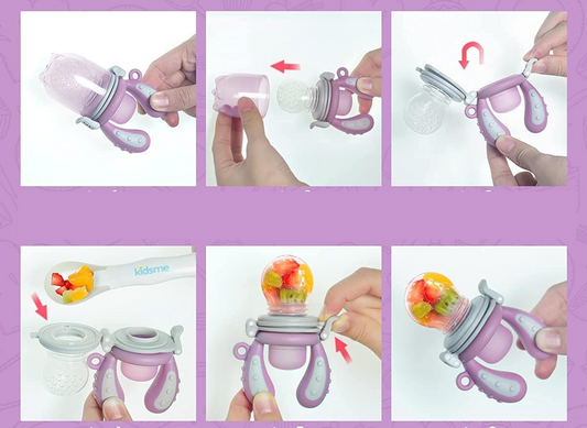 KIDSME bidering med frugtdispenser til børn 4-24 m