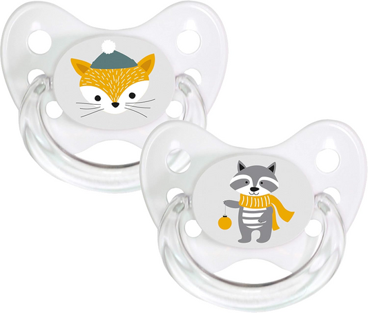 DENTISTAR chupeta calmante de silicone 2x  6-14m