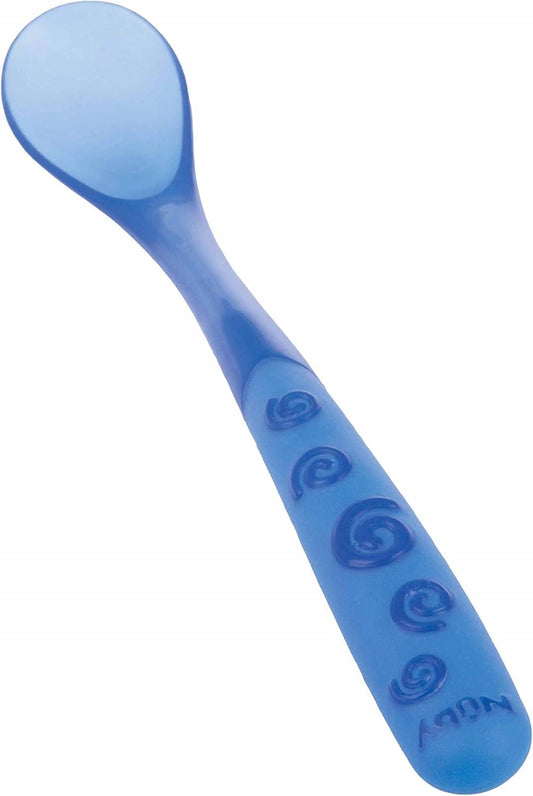 NUBY Löffel mit weicher Spitze und langem Griff 6 m+ 3 Stück