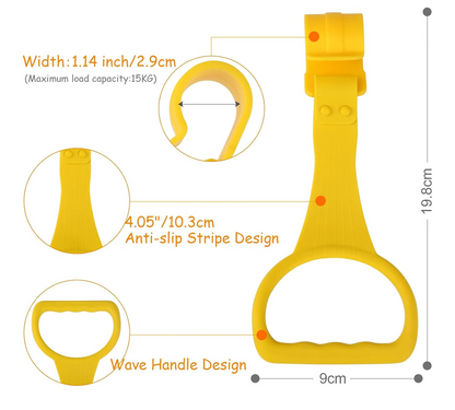 JOY PLUS maniglie in silicone per lettino che facilitano al bambino di alzarsi 4 pezzi