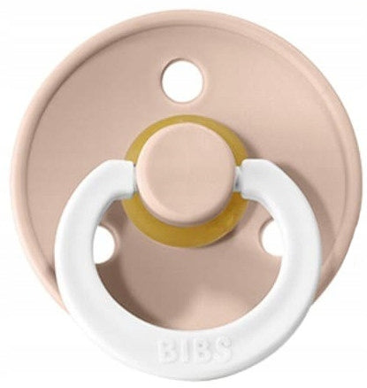 BIBS COLOUR GLOW Schnuller 2er-Pack Naturkautschuk 18-36 Monate LEUCHTEND