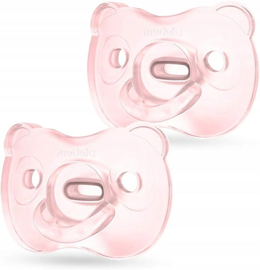 MEDELA chupete calmante x 2 silicona 6-18 meses SENSO PEARLS