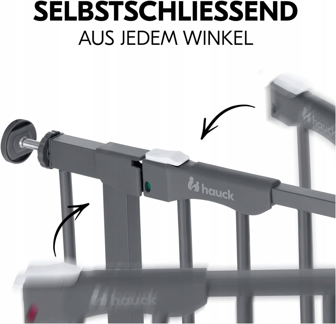 HAUCK Clear Step Treppenschutzgitter, schraubenlos, 96-101