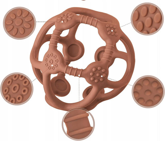 MCGMITT Teether Ball mordedor de silicone 10 cm