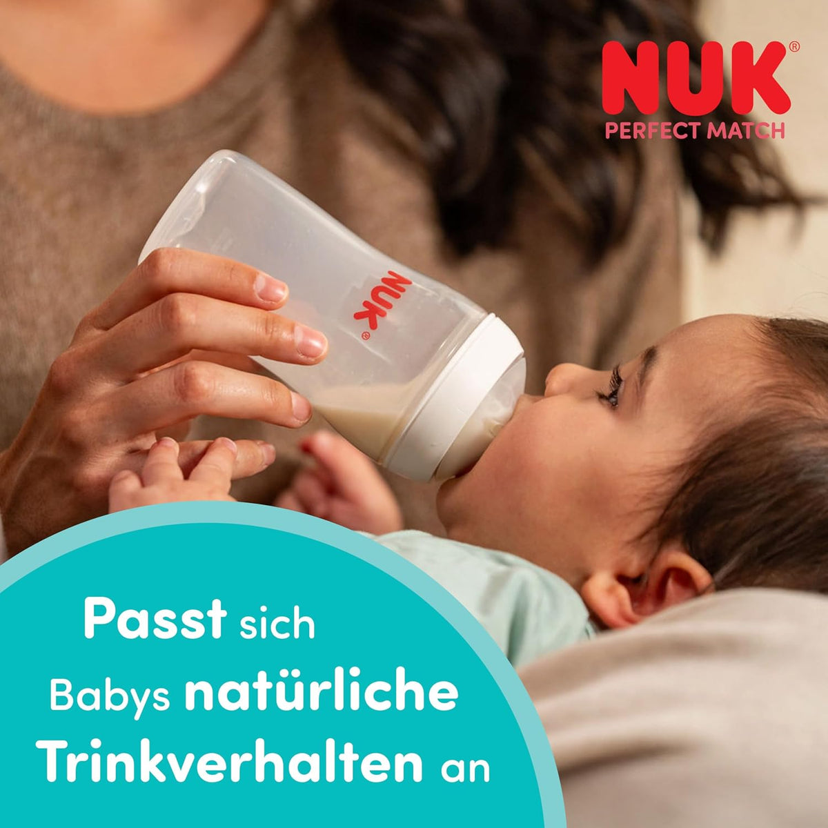 NUK Perfect Match butelki antykolkowe 260 ml 3m+ x4 – nowy – zdjęcie 2