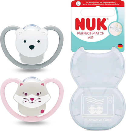 Chupete NUK Perfect Match Air 18-36m x2