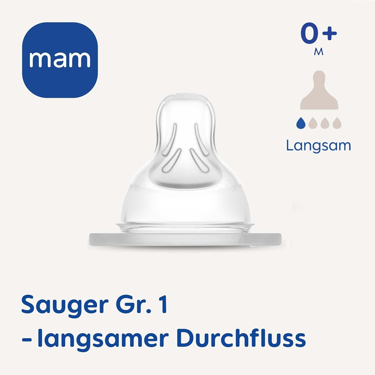 MAM cumik cumisüvegekhez 0 hónap+ 2 db