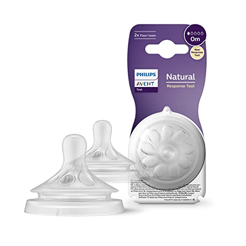 Philips Avent Natural Response Sauger Flow 1 0m+ x2