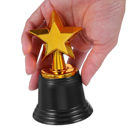 TODDMOMY statuetta trofeo in plastica STELLA 12 cm