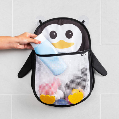 REER MyHappyPingu διχτυωτός οργανωτής μπάνιου με βεντούζες ΠΙΓΚΟΥΙΝΟΣ