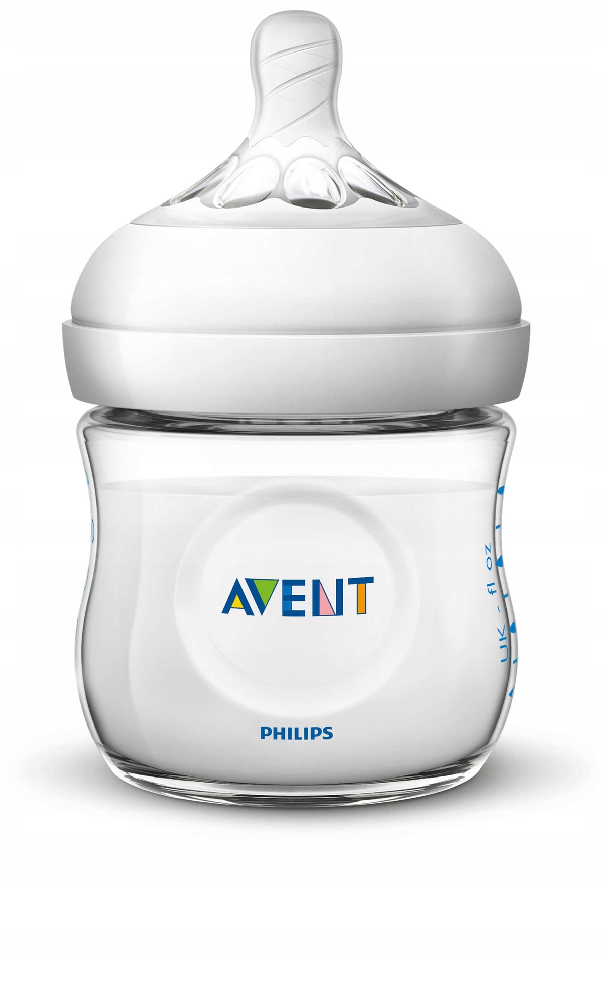 PHILIPS AVENT set med 4 flaskor, napp, borste