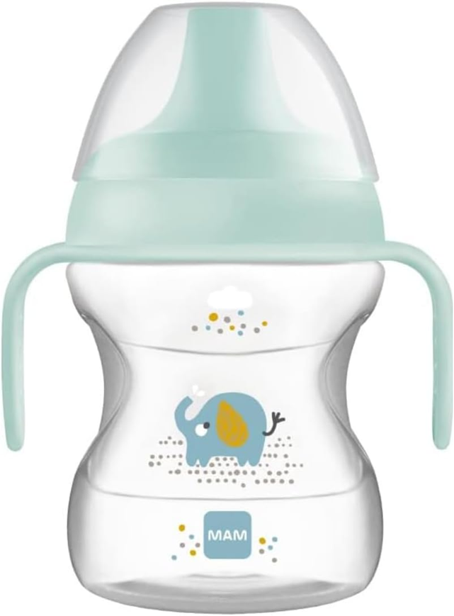 MAM Learn To Drink Cup antidrypkop med tud 190 ml 6 m+