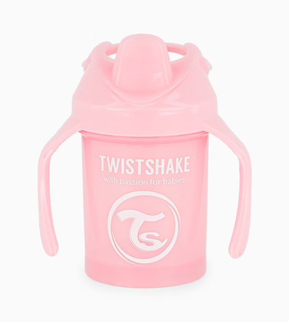 TWISTSHAKE Mini Cup tazza antigoccia con beccuccio e frullatore 230 ml 4 m+