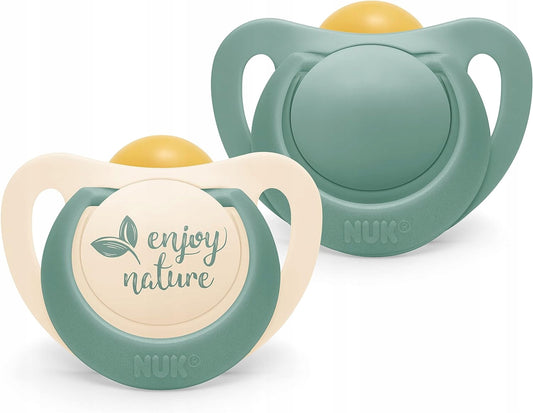 NUK for Nature πιπίλα x 2 λατέξ 18-36 μηνών