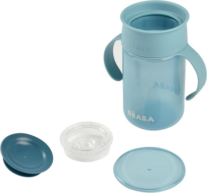 BEABA Training Cup kubek niekapek 360° 340 ml 12 m+