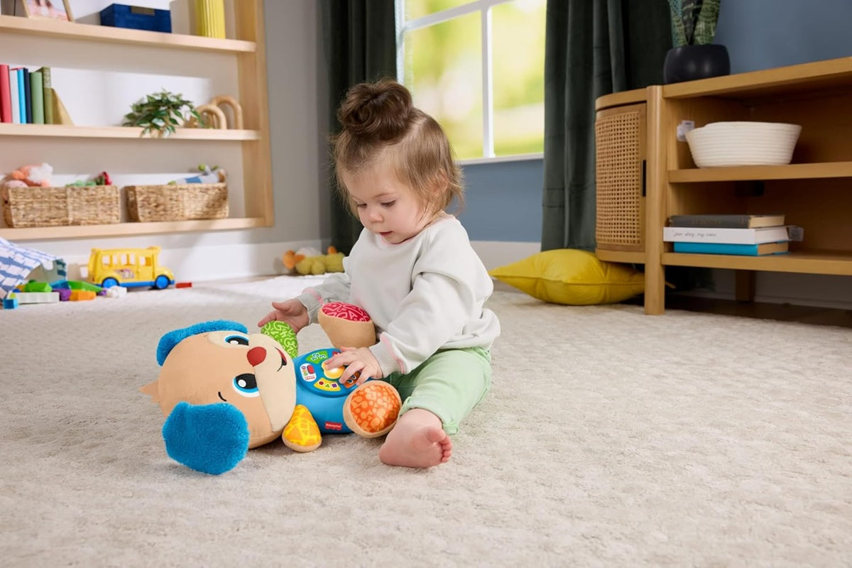 FISHER-PRICE JFD21 szczeniaczek uczniaczek 5 języków SWE DAN FIN NOR