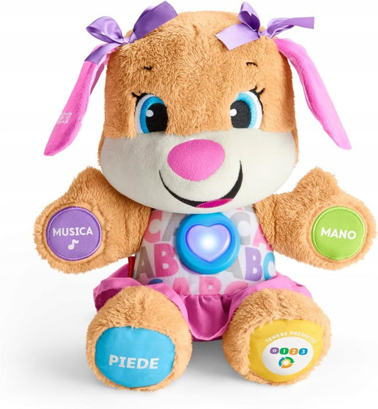 FISHER-PRICE FPP54 Hermana Perrito Juguete Educativo en Italiano