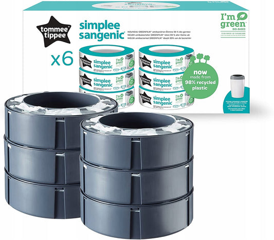 TOMMEE TIPPEE wkład SIMPLEE SANGENIC x6