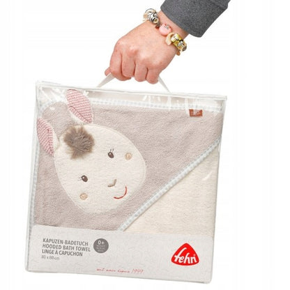 FEHN Peru ASCIUGAMANO CON CAPPUCCIO 80x80 cm