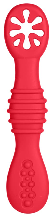 VICLOON Sticky Spoon κουτάλι σιλικόνης 2,5 x 10 cm 4m+ κόκκινο
