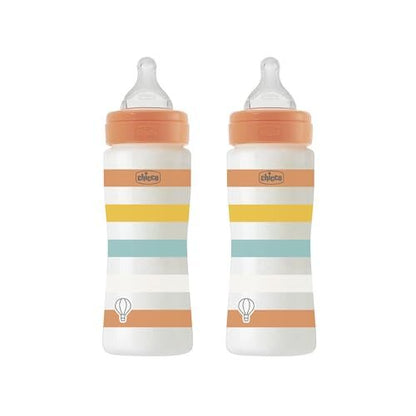 CHICCO Perfect Easy butelki 330 ml szybki przepływ 2 szt. – zdjęcie 3
