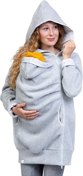 VIVA LA MAMA поларена блуза за майка и дете за кош за носене XL