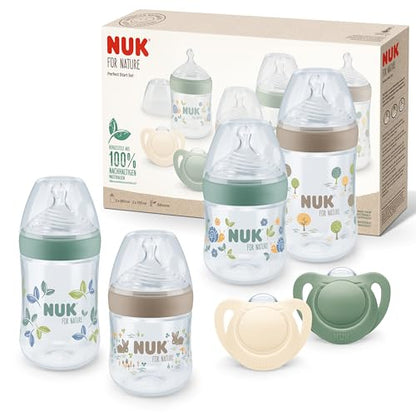 NUK for Nature Perfect Start Flaschen- und Schnullerset 0–6 Monate – Bild 1