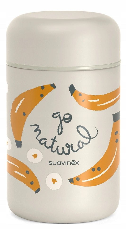 SUAVINEX Go Natural ανοξείδωτο θερμός φαγητού 400 ml