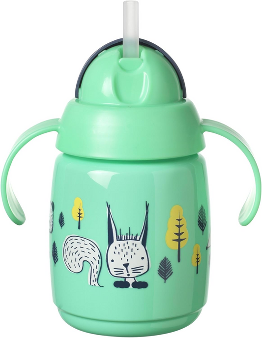 TOMMEE TIPPEE Superstar Training Straw Cup non-spill cup