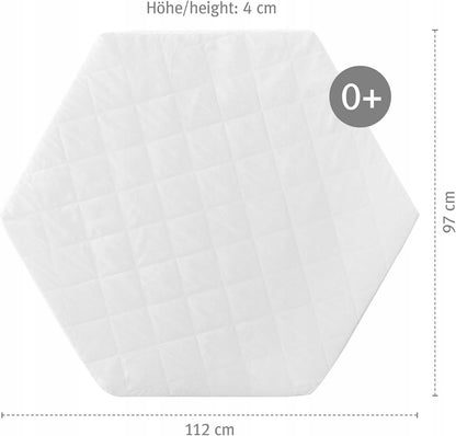 ROBA madrass till sexkantig lekhage 112 x 97 x 4
