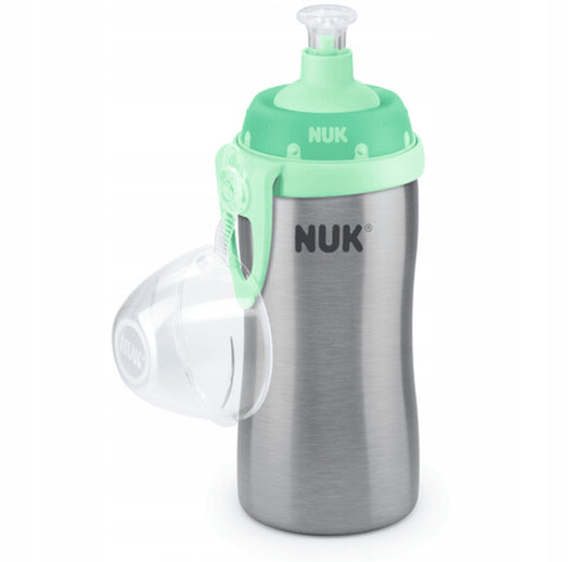 NUK Junior Cup ΜΠΟΥΚΑΛΙ ΑΝΟΞΕΙΔΩΤΟ ΑΤΣΑΛΙ ρύγχος push-pull 215 ml