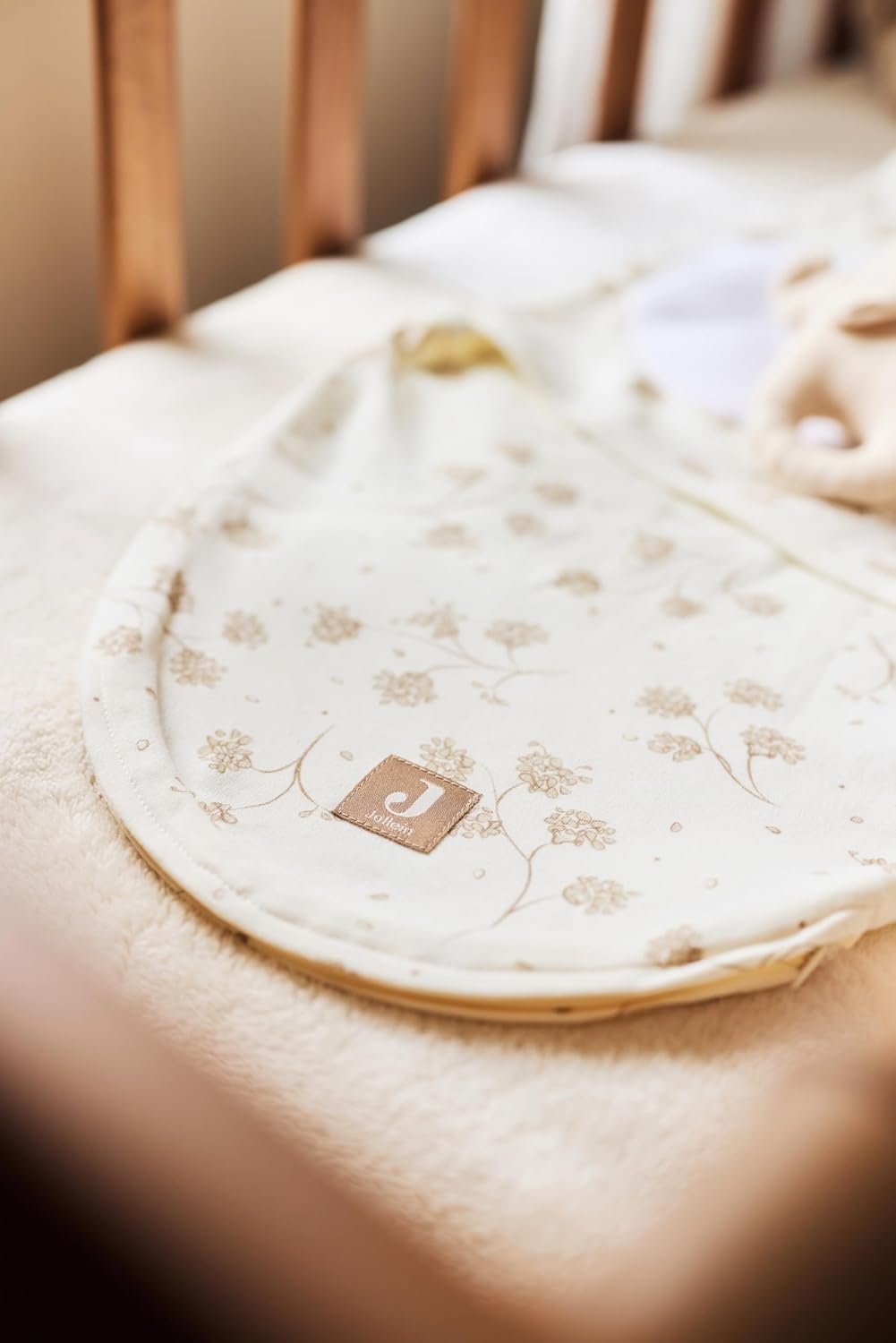 JOLLEIN Basic одеялце Jersey/Sherpa 75x100 cm Oatmeal