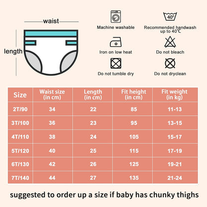 MOEMOE BABY тренировъчни гащички 3T x8бр.