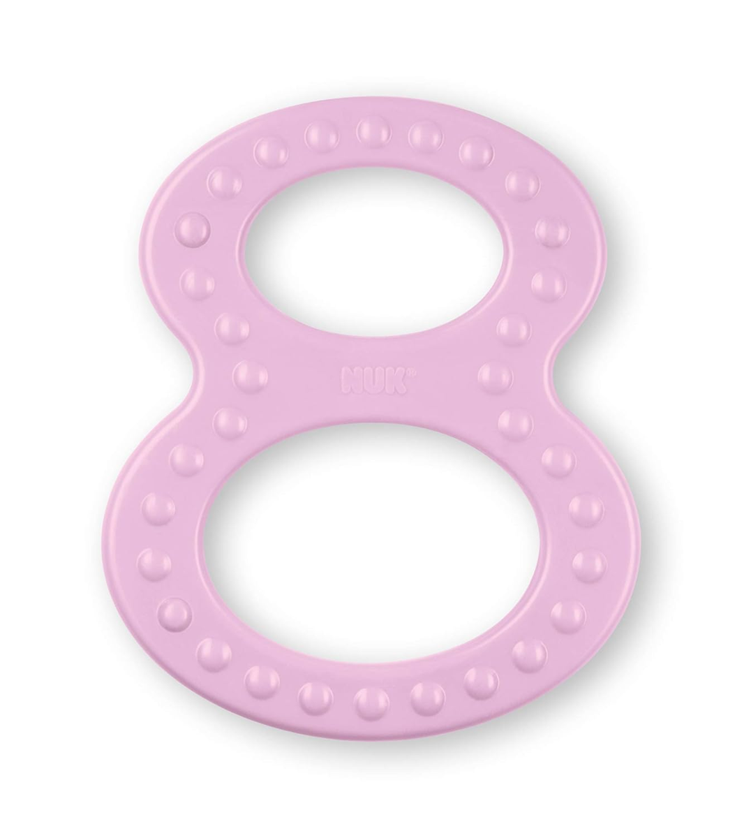 NUK silikonbitring 2 stycken 6,5 x 8 cm 0+