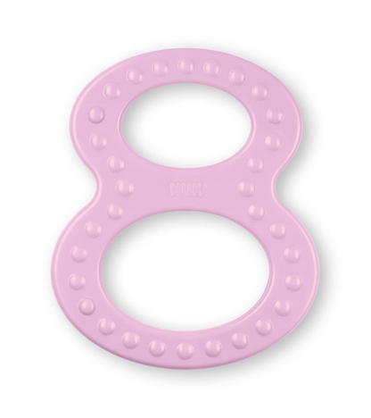 NUK silikonbitring 2 stycken 6,5 x 8 cm 0+