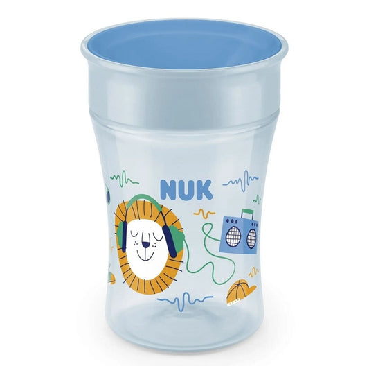 NUK Magic Cup κύπελλο που δεν στάζει στόμιο 360° 230 ml 8 μηνών+