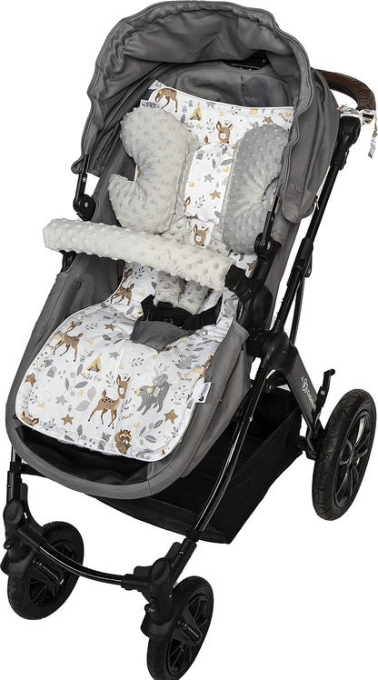 MEDI PARTNERS inlegkussen voor kinderwagen vlinder beschermers MINKY
