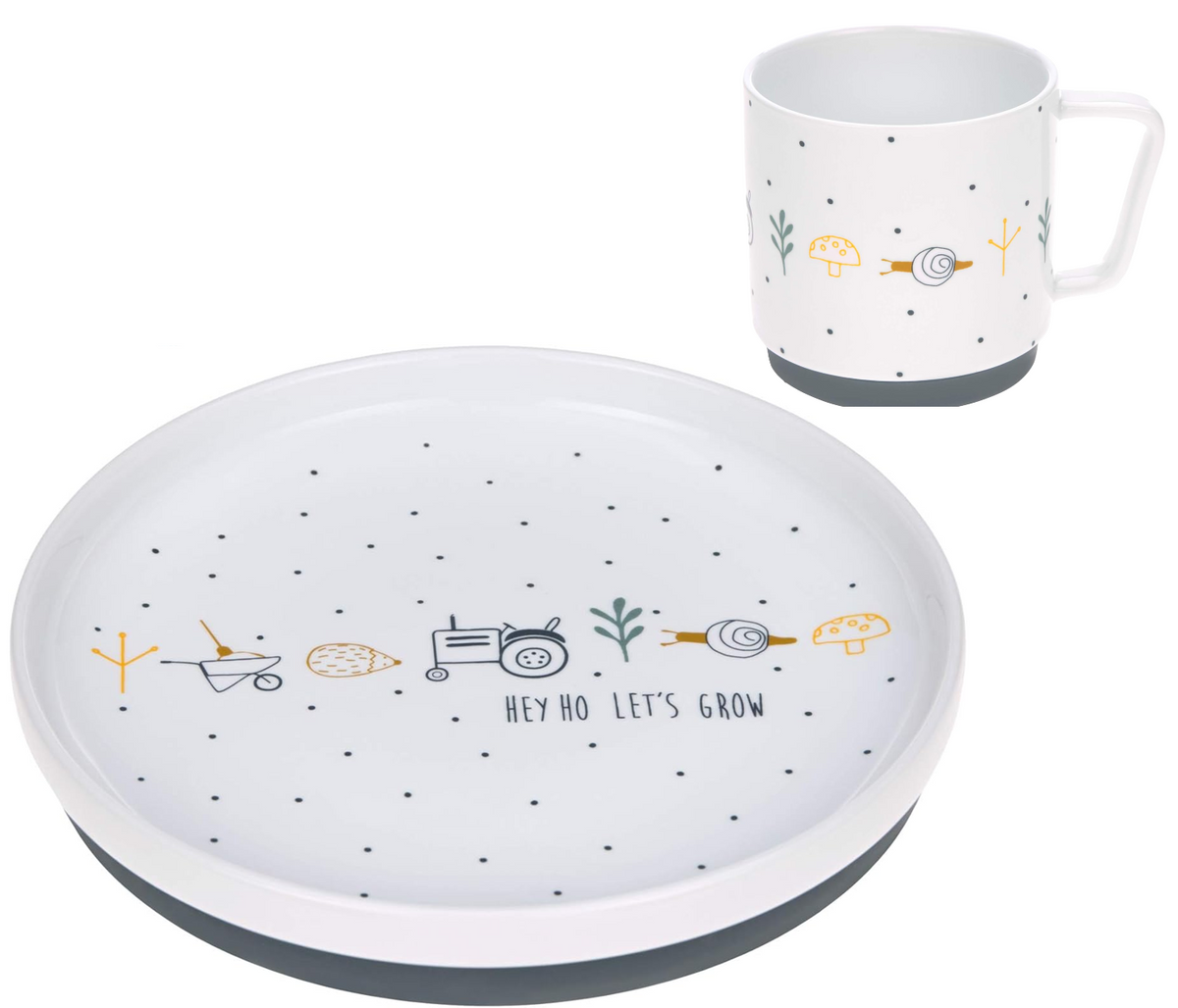 LASSIG Garden Explorer set di stoviglie in porcellana 2 pezzi.