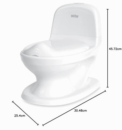 Nuby My Real Potty – grafika wymiarów nocnika