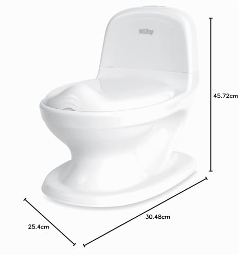 Nuby My Real Potty zindelijkheidstrainingspotje voor kinderen 18m+ met doorspoelgeluid