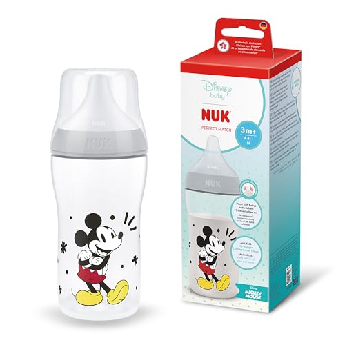 NUK Perfect Match-antikolfles 260 ml 3 m+ Mickey Mouse