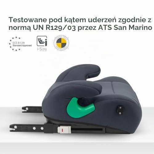 KikkaBoo i-Pop i-Size-Isofix-Sitzerhöhung 125-150 cm
